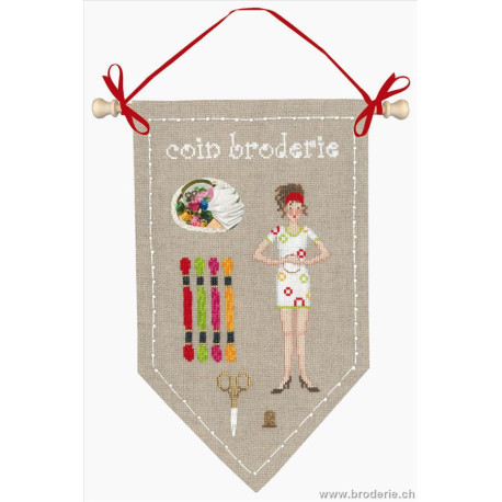 Bonheur des Dames, kit coin broderie (BD5068)