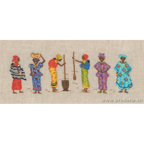 Bonheur des Dames, kit Femmes africaines (BD3653)