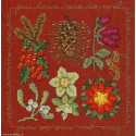 Bonheur des Dames, kit Fleurs de Noël (BD2284)