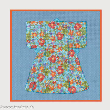 Bonheur des Dames, kit kimono fleuri - miniature (BD3657)