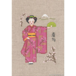 Bonheur des Dames, kit Kimono rose (BD2331)