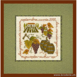 Bonheur des Dames, kit la vigne 10,5x10,5 (BD2236)