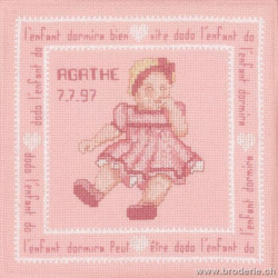 Bonheur des Dames, kit naissance Agathe (BD1820)