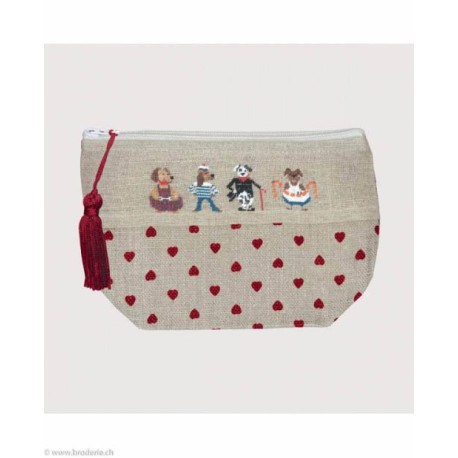 Bonheur des Dames, kit pochette Chiens (BD9023)