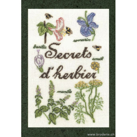 Bonheur des Dames, kit secrets d’herbier (BD3617)