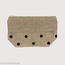 Bonheur des Dames, trousse impression pois noirs (BDTLP11)