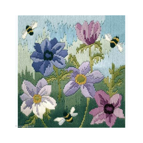 Bothy Thread, kit Long Stitch - Anemones (BOLSAN)