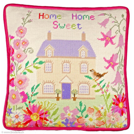 Bothy Threads, kit canevas peint Home Sweet Home (BOTSS5)