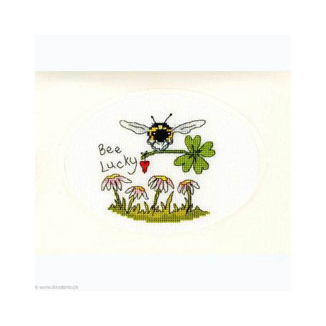 Bothy Threads, kit Carte de Voeux - Bee Lucky (BOXGC26)
