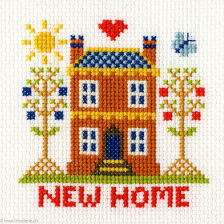 Bothy Threads, kit carte de voeux New Home (BOXGC5)