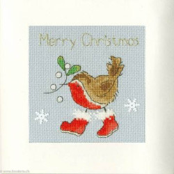 Bothy Threads, kit carte de Voeux Step into Christmas (BOXMAS31)