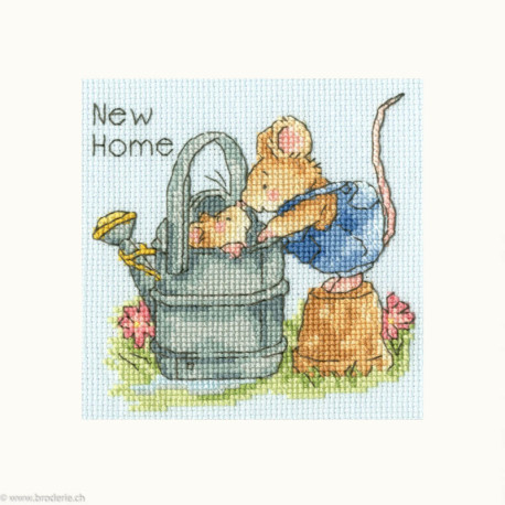 Bothy Threads, kit carte de voeux Welcome Home (BOXGC37)