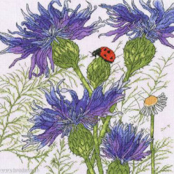 Bothy Threads, kit Cornflower Garden (BOXFY8)