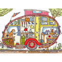 Bothy Threads, kit Cut Thru' Vintage Caravan (BOXCT21)