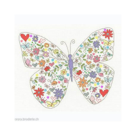Bothy Threads, kit Lovely Butterfly (BOXKA21)