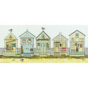 Bothy Threads, kit New England Beach Huts (BOXSS7)