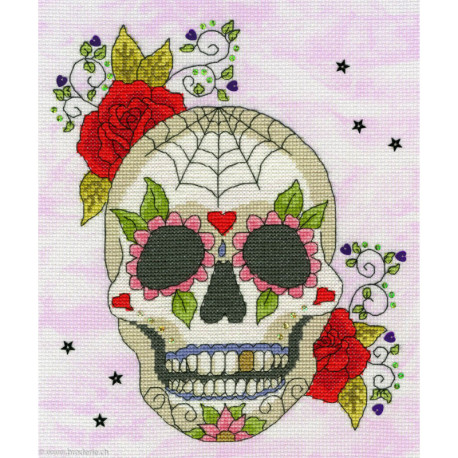 Bothy Threads, kit Sugar Skull (BOXBD8)