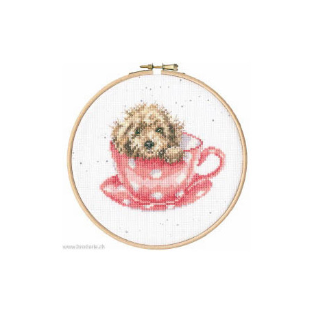 Bothy Threads, kit Teacup Pup (SKUXHD119)