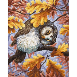 BrilliArt, kit diamant Autumn owl (MC-063)