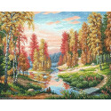 BrilliArt, kit diamant Autumn sunset (MC-064)