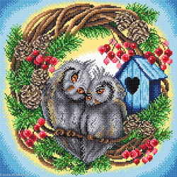 BrilliArt, kit diamant Owl love (MC-039)