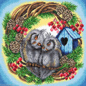 BrilliArt, kit diamant Owl love (MC-039)