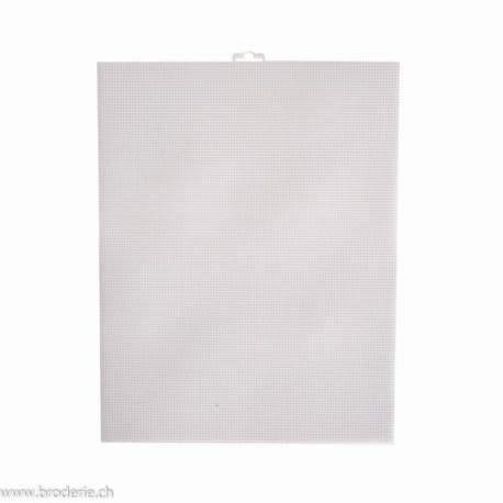 Canevas plastique blanc opaque 14ct (82828)