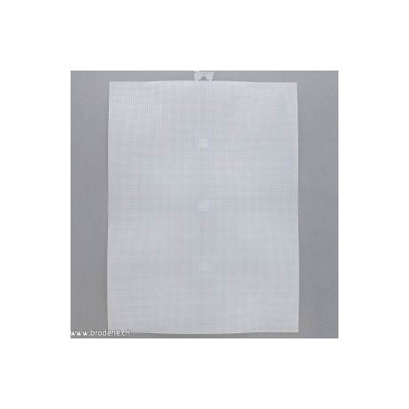 Canevas plastique blanc transparent 14ct (82840)