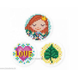 Collection d'Art, kit diamant 3 stickers princesse (CADEDCS006)