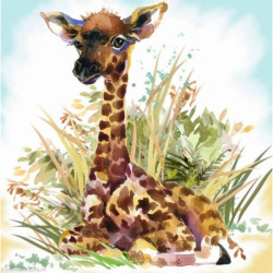 Collection d'Art, kit diamant Baby giraffe (CADE7139)