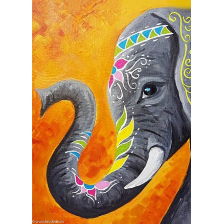 Collection d'Art, kit diamant Indian elephant (CADE7023)