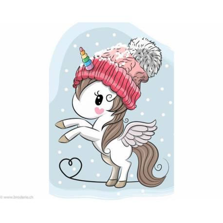 Collection d'Art, kit diamant Little unicorn on the rink (CADE7087)