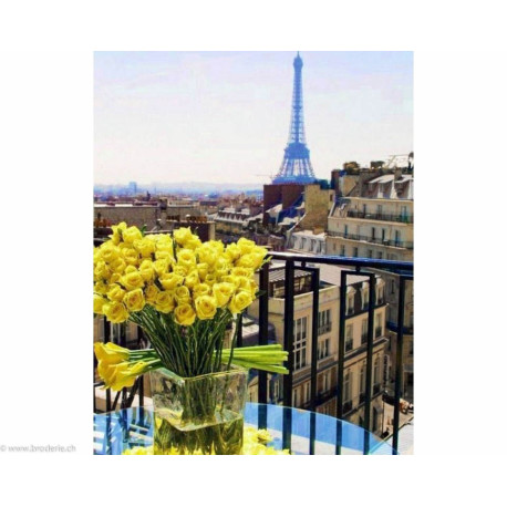 Collection d'Art, kit diamant Paris, Yellow roses (CADE611)
