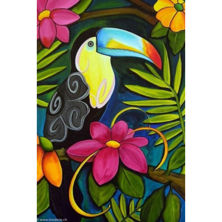 Collection d'Art, kit diamant Tropical toucan (CADE7059)