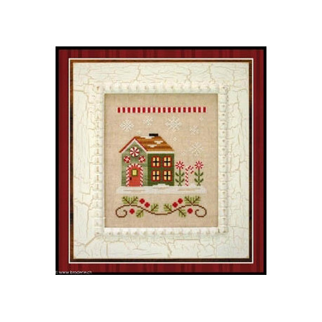 Country Cottage Needleworks, grille Candy Cane Cottage (CCNSV8)