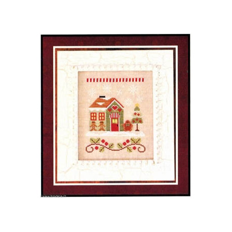 Country Cottage Needleworks, grille Gingerbread Emporium (CCNSV10)