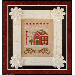 Country Cottage Needleworks, grille North Pole Post Office (CCNSV3)