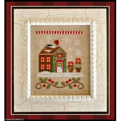 Country Cottage Needleworks, grille Poinsettia Place (CCNSV2)