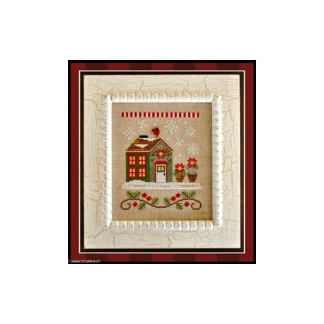 Country Cottage Needleworks, grille Poinsettia Place (CCNSV2)