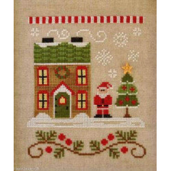 Country Cottage Needleworks, grille Santa's House (CCNSV1)