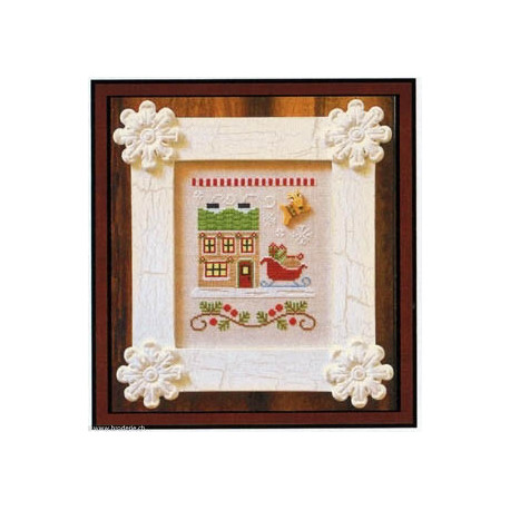 Country Cottage Needleworks, grille Santa's Sleighworks (CCNSV9)