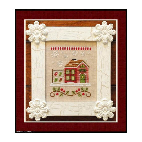 Country Cottage Needleworks, grille Santa's Stocking Store (CCNSV5)