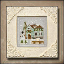 Country Cottage Needleworks, grille Snowman's Cottage (CCNFF3)