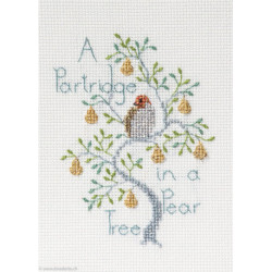 Derwentwater, kit Christmas Card - A Partridge In A Pear Tree (DWCDX52)