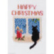 Derwentwater, kit Christmas Card - Christmas Cat (DWCDX48)