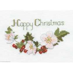 Derwentwater, kit Christmas Card - Christmas Roses (DWCDX01)