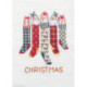 Derwentwater, kit Christmas Card - Christmas Stockings (DWCDX40)