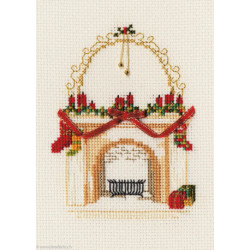 Derwentwater, kit Christmas Card - Fireplace (DWCDX09)