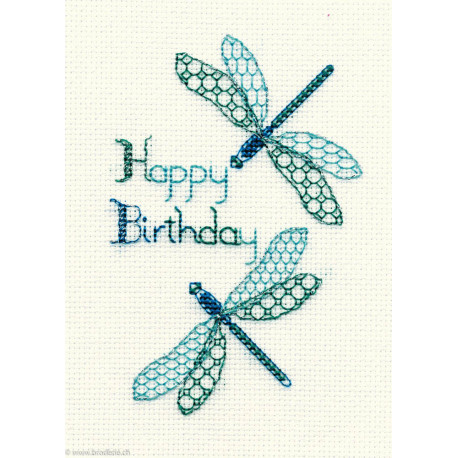 Derwentwater, kit Greeting Card - Dragonfly (DWCDG11)