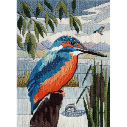 Derwentwater, kit Long Stitch - Kingfisher In Silks (DWSD17)